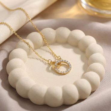 Mila Circle Link Necklace