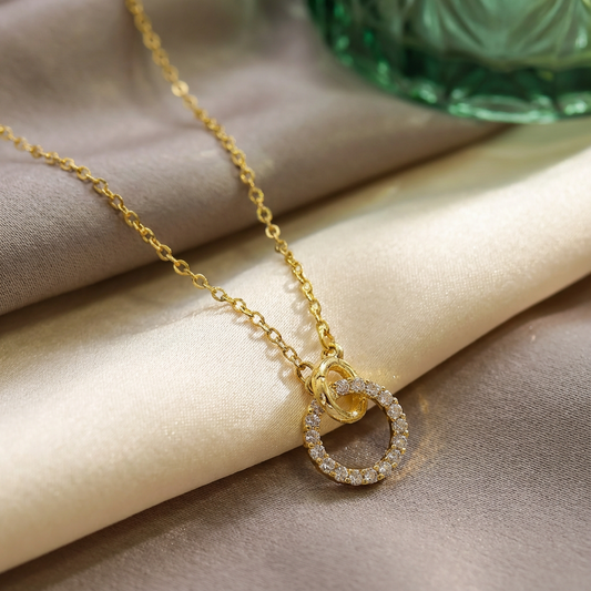 Mila Circle Link Necklace