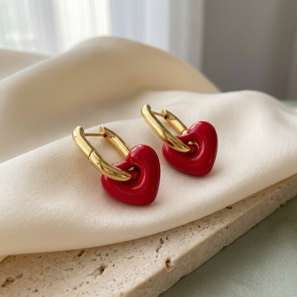 Rhea Rouge Heart Hoops