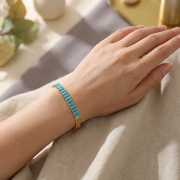Turquoise Sea Tennis Bracelet