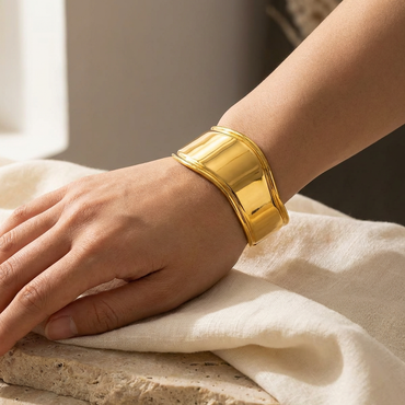 Sol Wave Cuff Bracelet