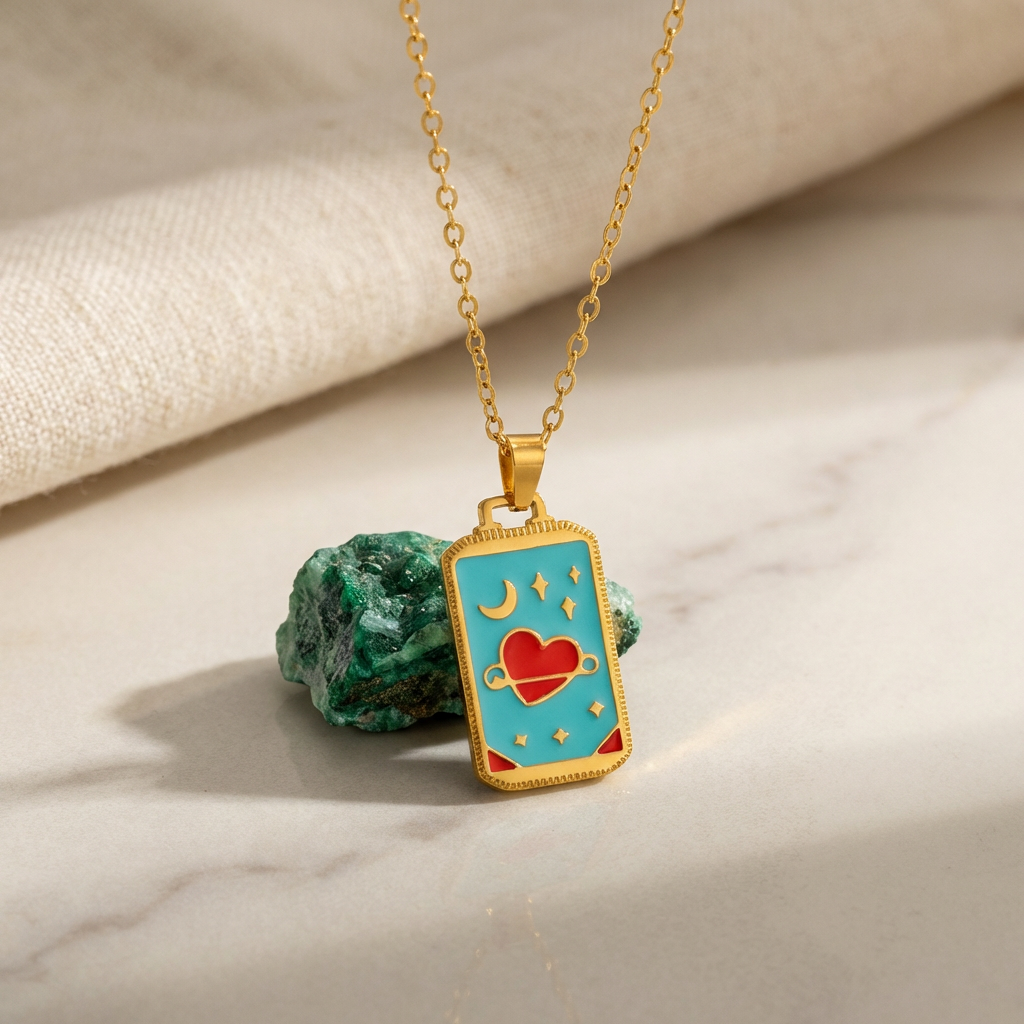 Luna Amor Tarot Pendant Necklace