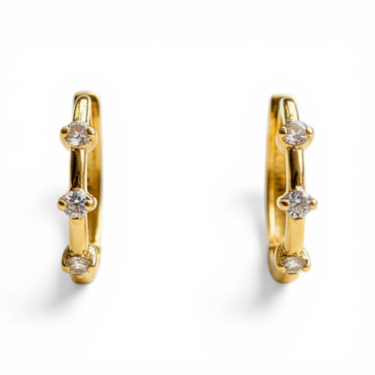 Lumi Sparkle Mini Hoops