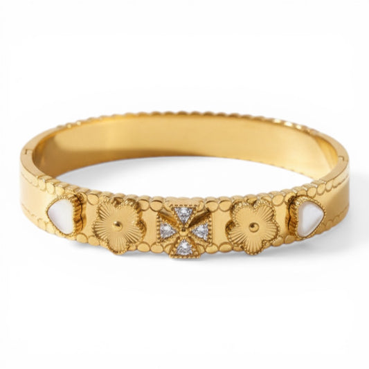 Zara Flora Edge Bangle