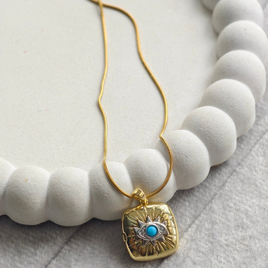 Lia Sunwatch Locket Necklace