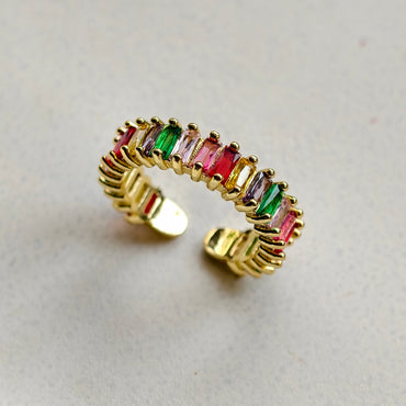 Nora Rainbow Band Ring