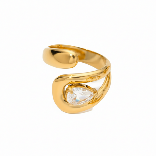Luz Halo Open Ring