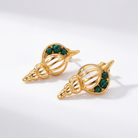 Nora Conch Studs