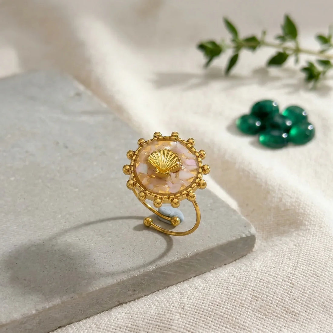 Marishell Open Ring That Brings Coastal Beauty Into Everyday Style