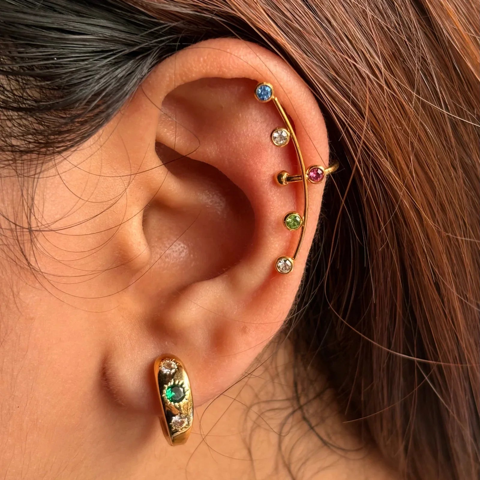 Gold Ear Cuff India | Vela Ear Cuff | Pretty Shimmering Things