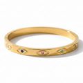 Iris Evil Eye Bangle