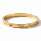 Iris Evil Eye Bangle