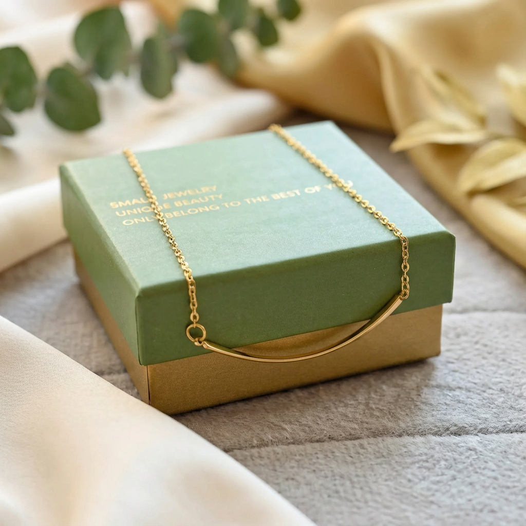 Sunrise Curve Minimal Necklace