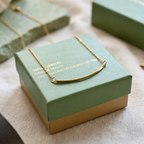 Sunrise Curve Minimal Necklace