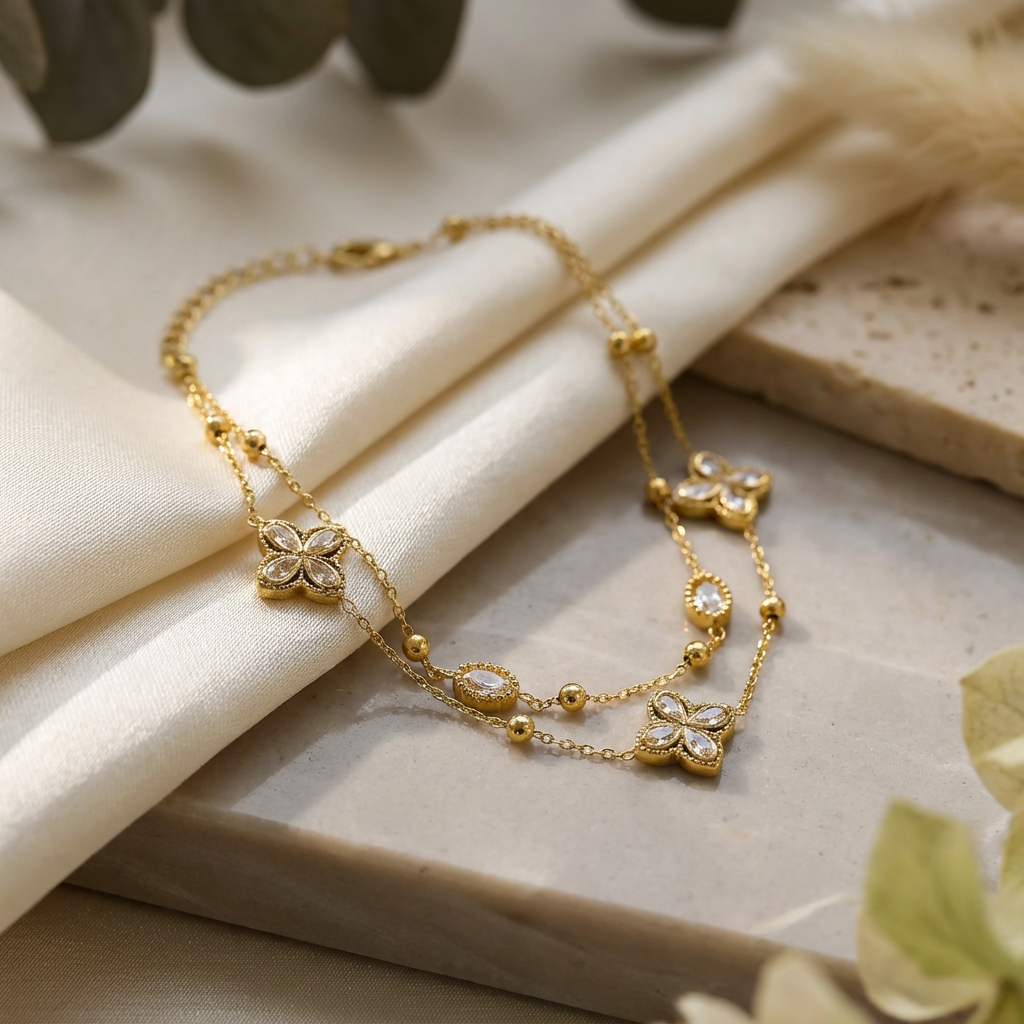 Clover Duo Layer Bracelet