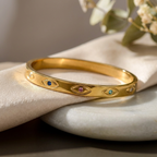 Iris Evil Eye Bangle