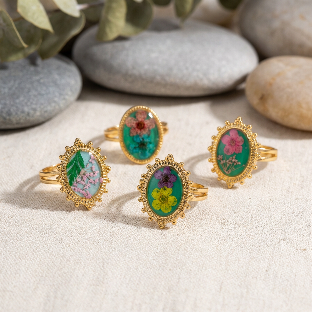 Flora Bloom Resin Ring