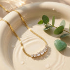 Vesper Square Spark Necklace