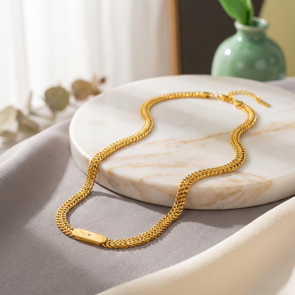 Rogue Bar Link Necklace