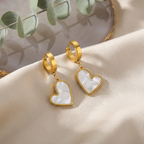 Seraphine Pearl Heart Earrings