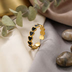 Noir Heart Shadow Ring