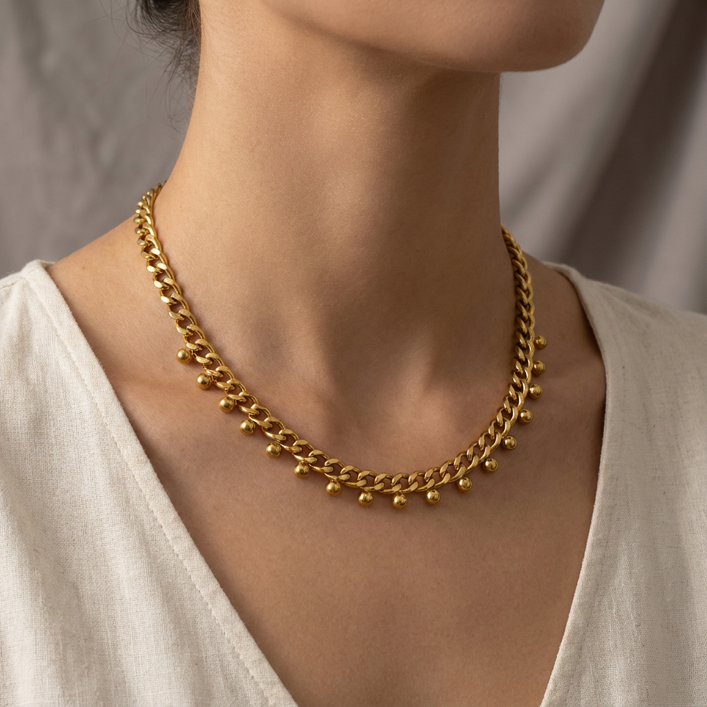 Echo Bead Chain Necklace