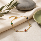 Celeste Rainbow Dot Bracelet