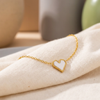 Lumiere Enamel Heart Bracelet