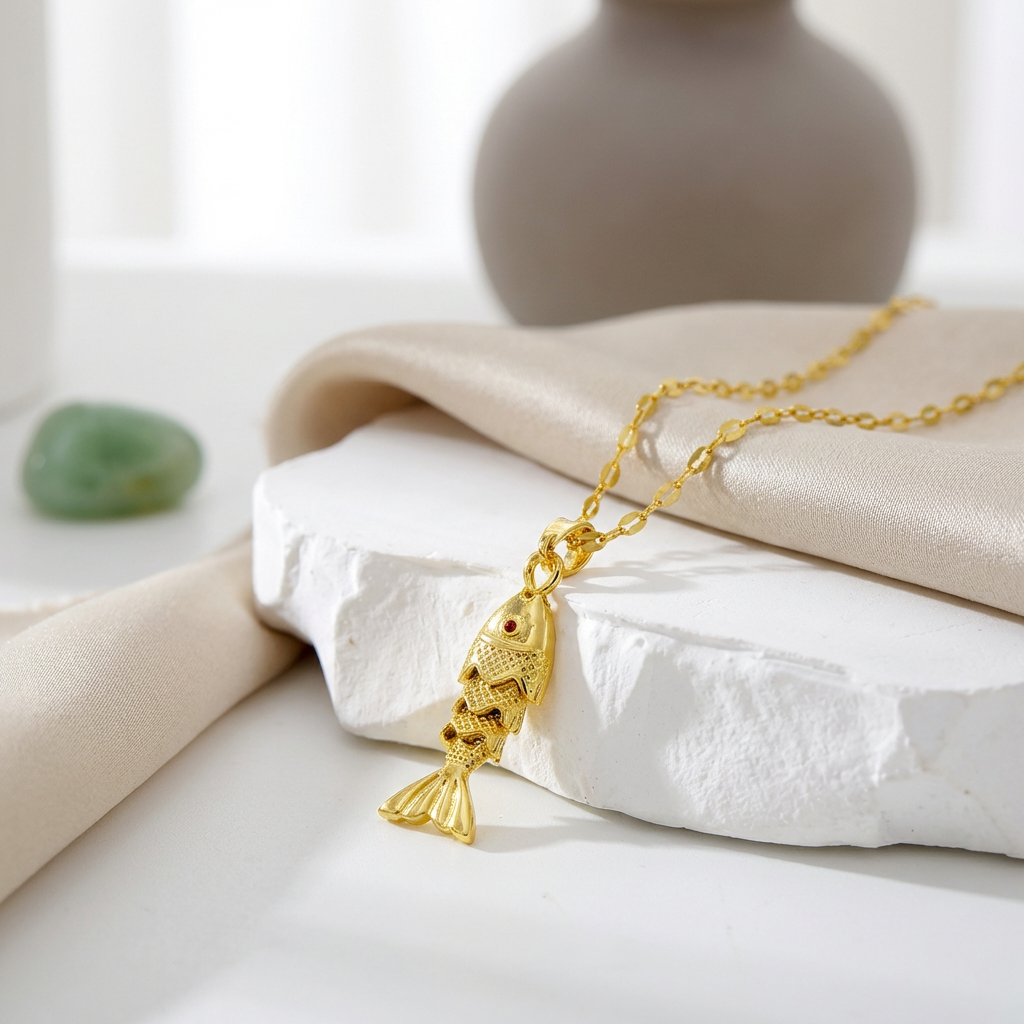 Koi Prosperity Fish Necklace