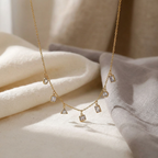 Prism Dangle Geo Necklace