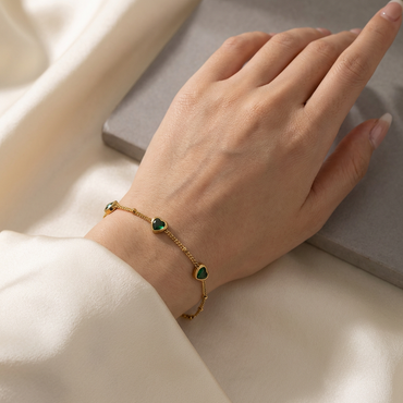 Amour Trio Heart Bracelet