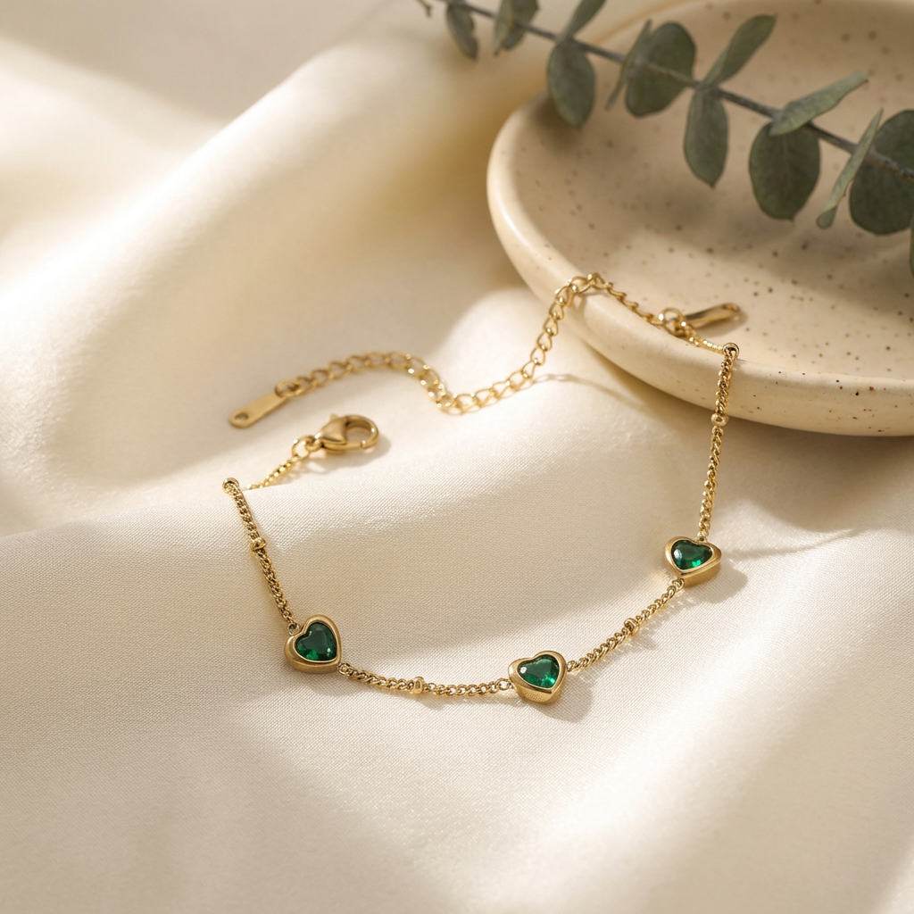 Amour Trio Heart Bracelet