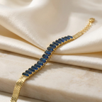 Blue Sapphire Tennis Bracelet
