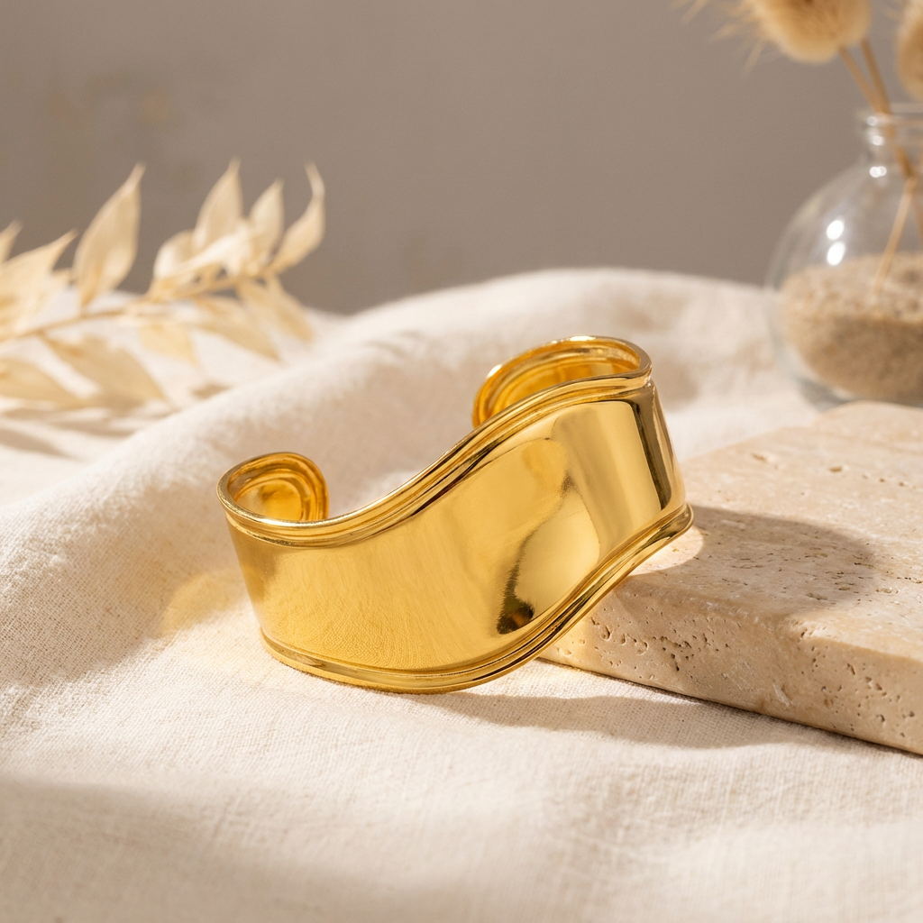 Sol Wave Cuff Bracelet