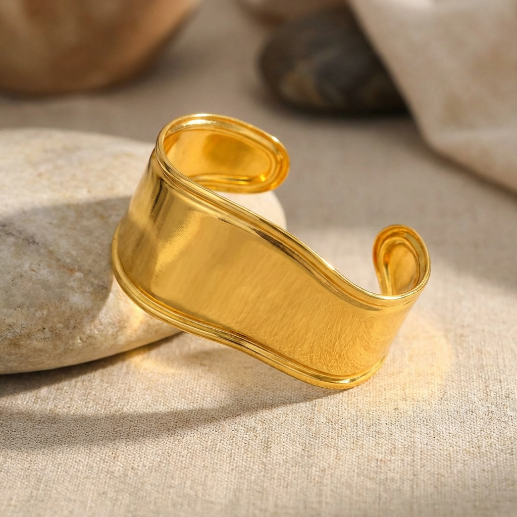 Sol Wave Cuff Bracelet