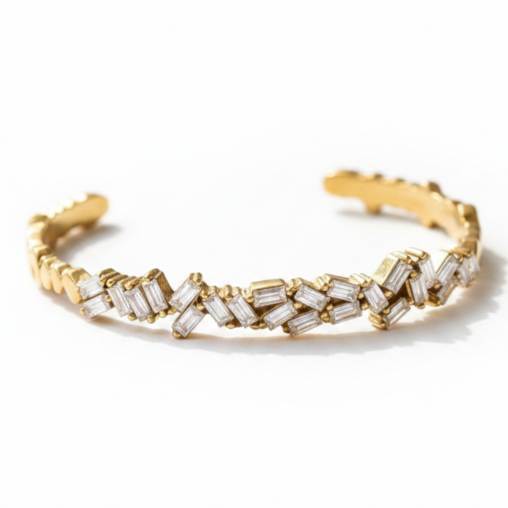 Nova Baguette Cluster Cuff