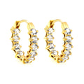 Lyra Crystal Hoop Clips
