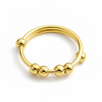 Nia Orbit Bead Ring