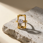 Elena Frame Open Ring