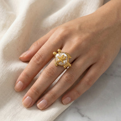Mira Starfish Open Ring