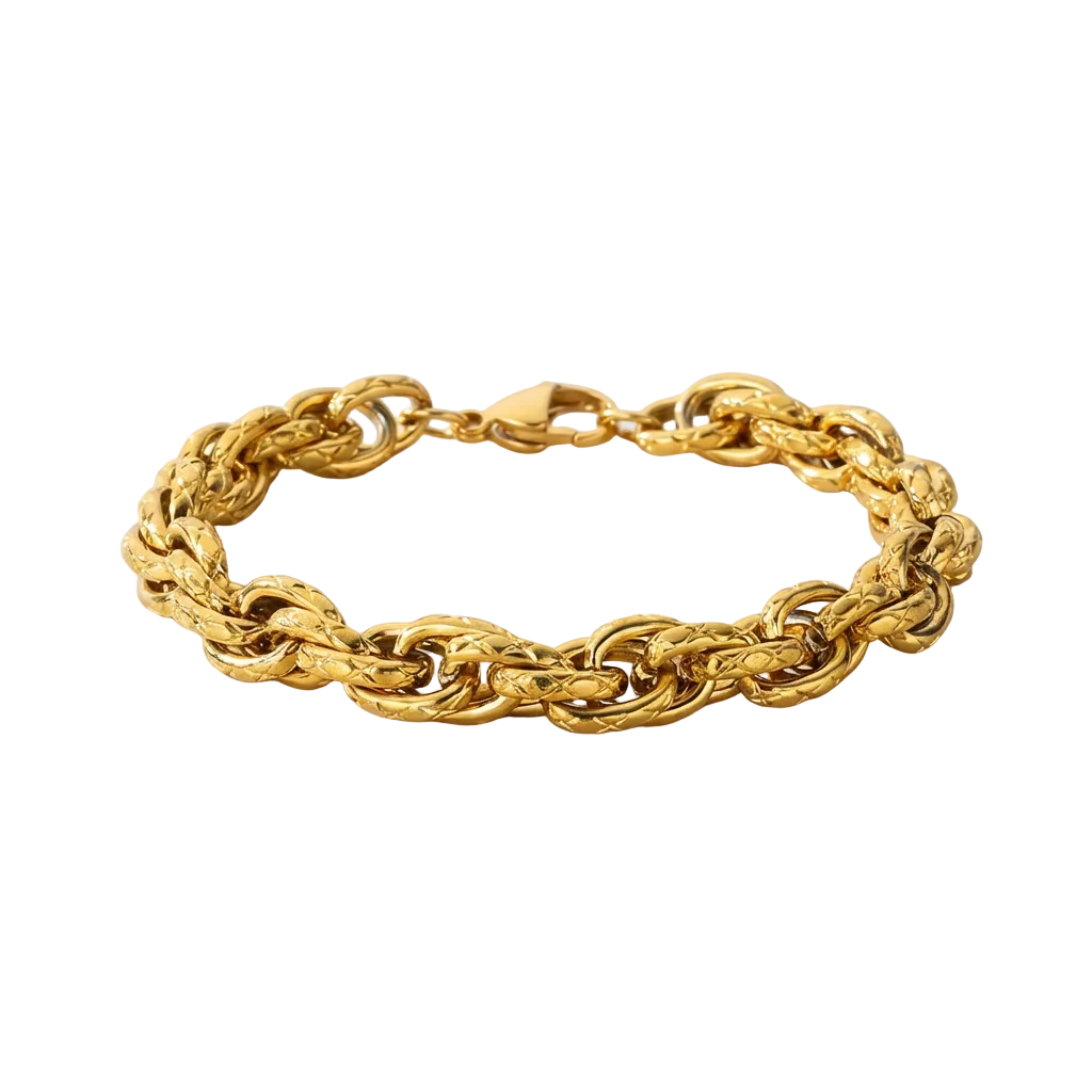 Rogue Textured Curb Bracelet