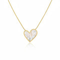 Seraphine Pearl Heart Necklace