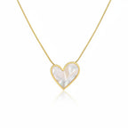 Seraphine Pearl Heart Necklace