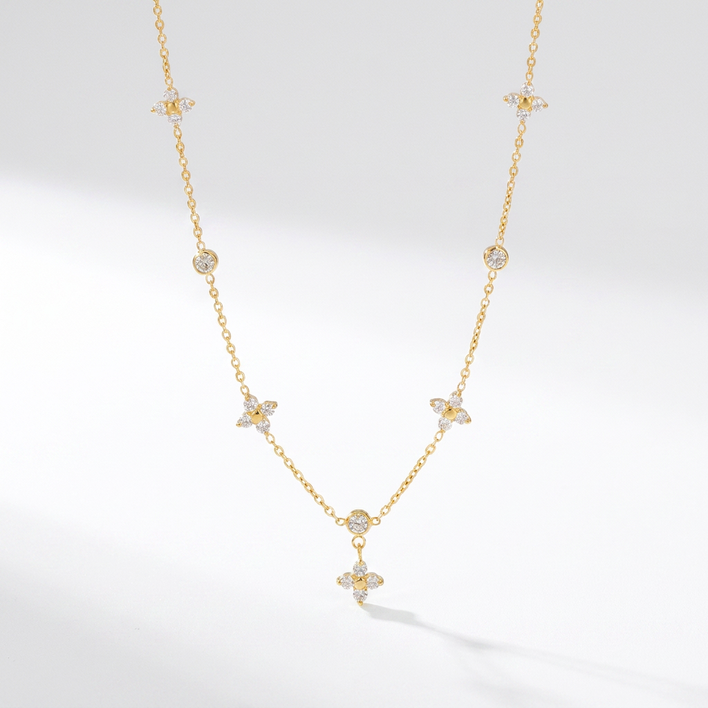 Lily Clover Necklace