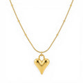 Lena Puff Heart Necklace