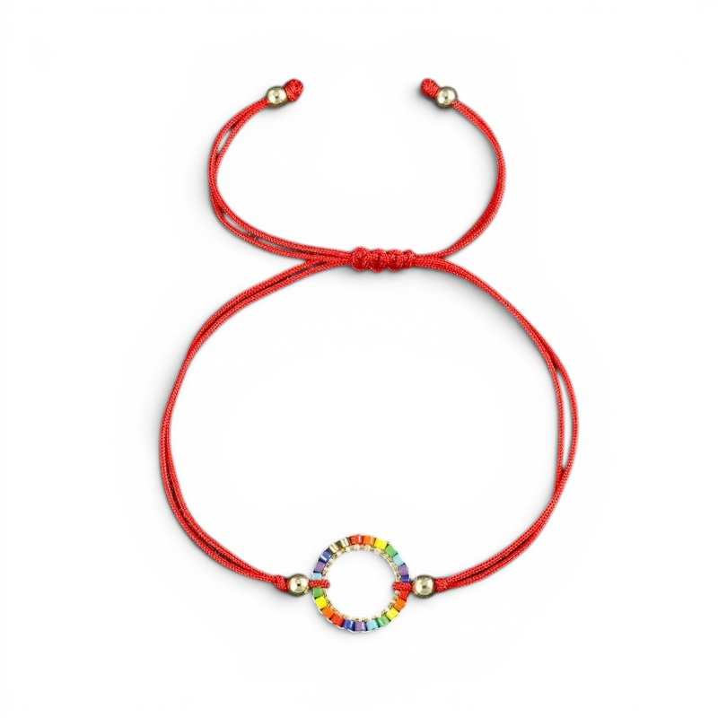 Rainbow Rakhi Bracelet