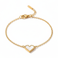 Lumiere Enamel Heart Bracelet