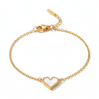 Lumiere Enamel Heart Bracelet