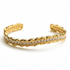 Sera Serpent Wave Cuff