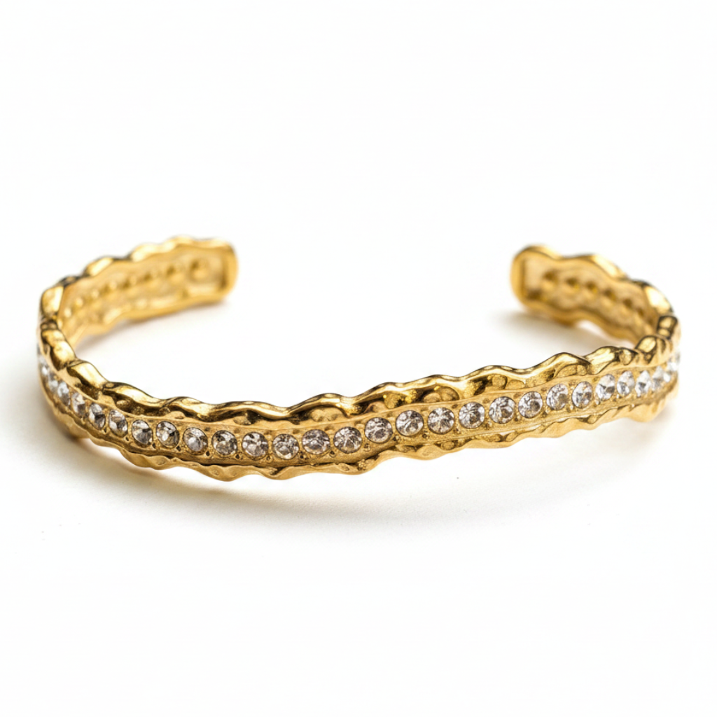 Sera Serpent Wave Cuff